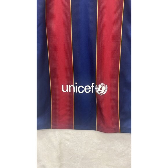 Nike F.C. Barcelona 2020/21 Stadium Home Men's Jersey Size Medium - Picture 9 of 11